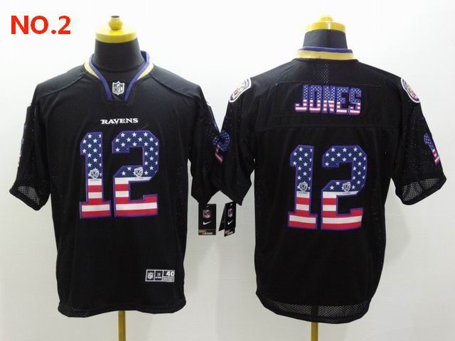 Men's Baltimore Ravens 12 Jacoby Jones Jesey NO.2;